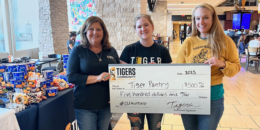 Tigers Community Credit Union Raises Awareness and Funds for Tiger Pantry